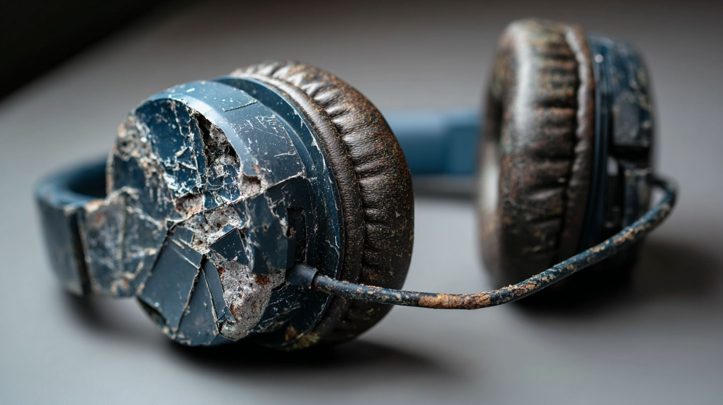 Why you should also monitor on damaged headphones
