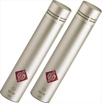 Neumann KM184 small-diaphragm capactitor microphone