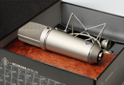 Neumann U87 large diaphragm capacitor microphone
