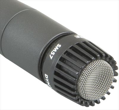 Shure SM57 dynamic microphone