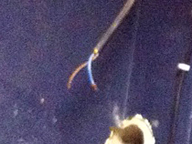 A dangerous mains cable